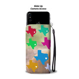 Golden Retriever Dog Painting Print Wallet Case-Free Shipping-TX State