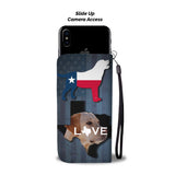 Amazing Labrador Retriever Dog Love Print Wallet Case-Free Shipping-TX State