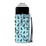 Labrador Retriever Dog Pattern Print Wallet Case-Free Shipping-TX State