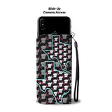 Maltese Dog Pattern Print Wallet Case-Free Shipping-TX State