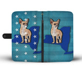 Chihuahua Dog Print Wallet Case-Free Shipping-NY State