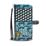 Cute Maltese Dog Pattern Print Wallet Case-Free Shipping-OR State