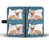 Cute Chihuahua Dog Print Wallet Case-Free Shipping-OR State