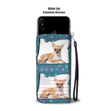 Cute Chihuahua Dog Print Wallet Case-Free Shipping-OR State