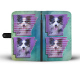 Border Collie Dog Art Print Wallet Case-Free Shipping-AR State