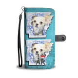 Cute Chihuahua Dog Art Print Wallet Case-Free Shipping-AR State