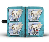 Cute Chihuahua Dog Art Print Wallet Case-Free Shipping-AR State