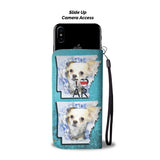 Cute Chihuahua Dog Art Print Wallet Case-Free Shipping-AR State