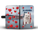 Cute Maltese Dog Print Wallet Case-Free Shipping-AL State