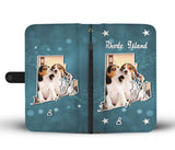 Cute Beagle Dog Print Wallet Case-Free Shipping-RI State
