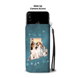 Cute Beagle Dog Print Wallet Case-Free Shipping-RI State