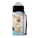 Cute Chow Chow Dog Print Wallet Case-Free Shipping-FL State