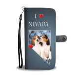 Cute Beagle Dog Print Wallet Case-Free Shipping-NV State