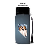 Cute Beagle Dog Print Wallet Case-Free Shipping-NV State