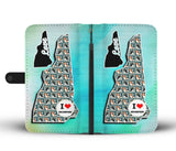 Cavalier King Charles Spaniel Dog Pattern Print Wallet Case-Free Shipping-NH State