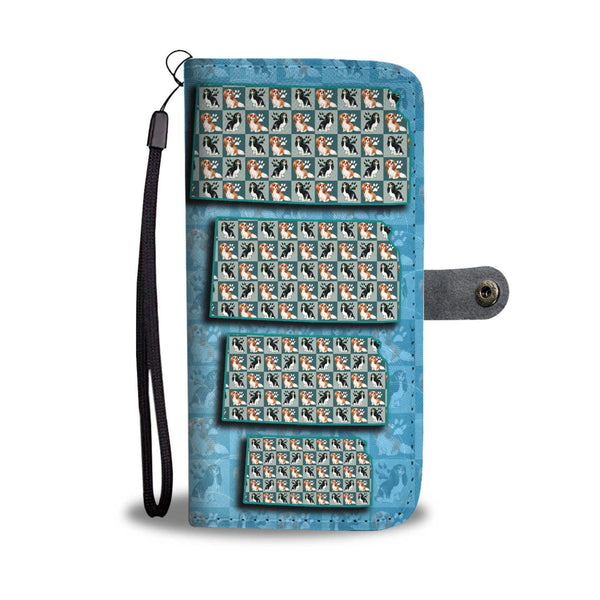 Cavalier King Charles Spaniel Dog Pattern Print Wallet Case-Free Shipping-KS State