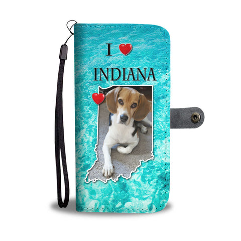 Cute Beagle Dog Print Wallet Case-Free Shipping-IN State