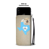 Chow Chow Dog Print Wallet Case-Free Shipping-TX State