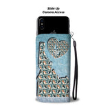 Cavalier King Charles Spaniel Dog Pattern Print Wallet Case-Free Shipping-ID State