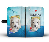 Cute Dachsund Dog Print Wallet Case-Free Shipping-IN State