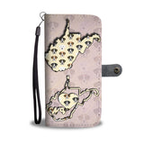 Boxer Dog Pattern Print Wallet Case-Free Shipping-WV State