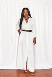 Primrose Button down Collared Dress Alliyah collared maxi dress
