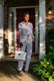 Kayla Striped Silk Set