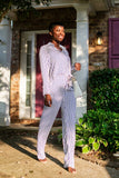 Kayla Striped Silk Set