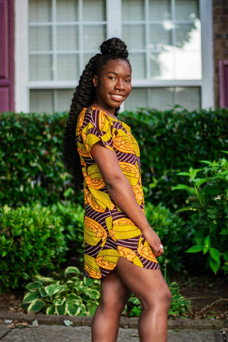 Angel Ankara Mini dress