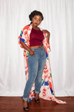 Pink silk kimonos