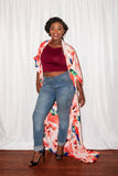 Pink silk kimonos